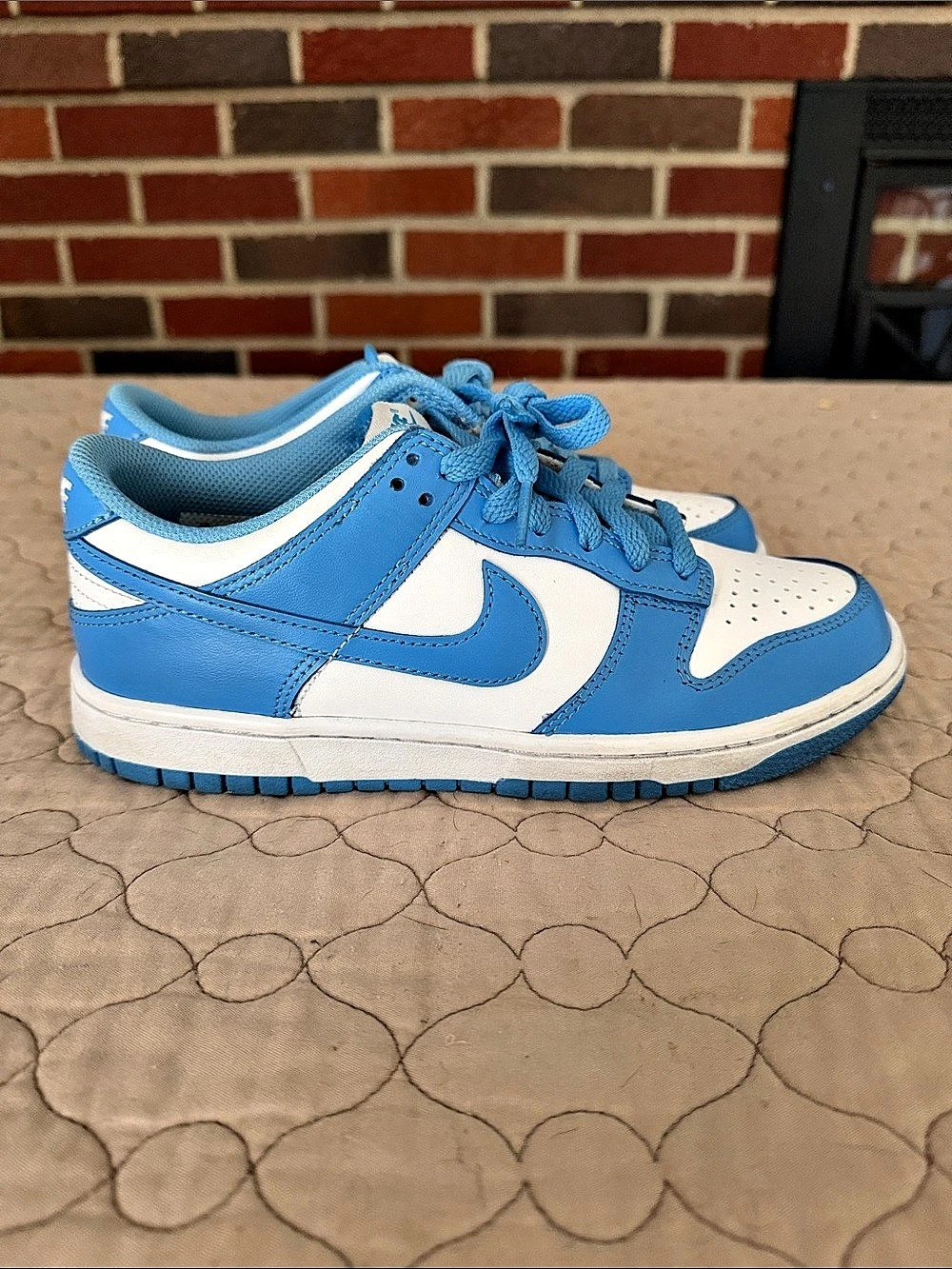 Nike Dunk Low University Blue Sneakers Blue & White US 6Y